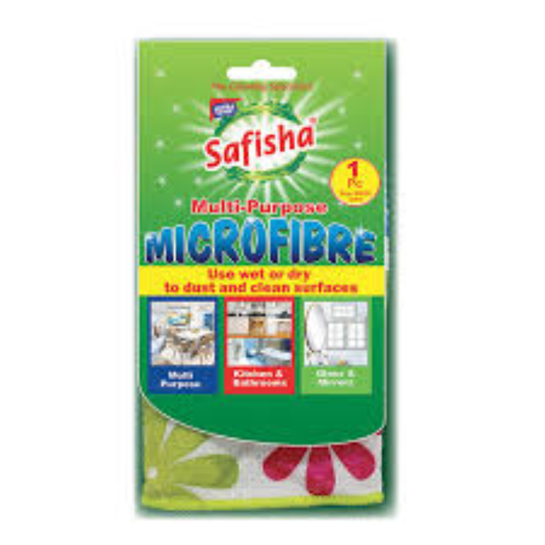 SAFISHA MULTIPURPOSE MICROFIBRE CLOTH 1'S